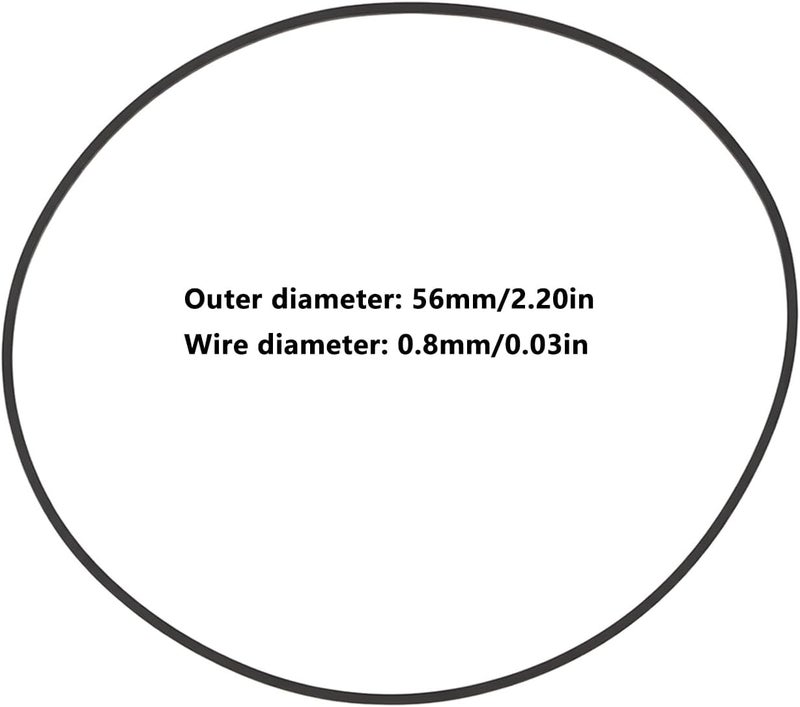 Create idea 2pcs Cassette Recorder Drive Belt Compatible with Sony WM-B47 Mega Bass - Image 4